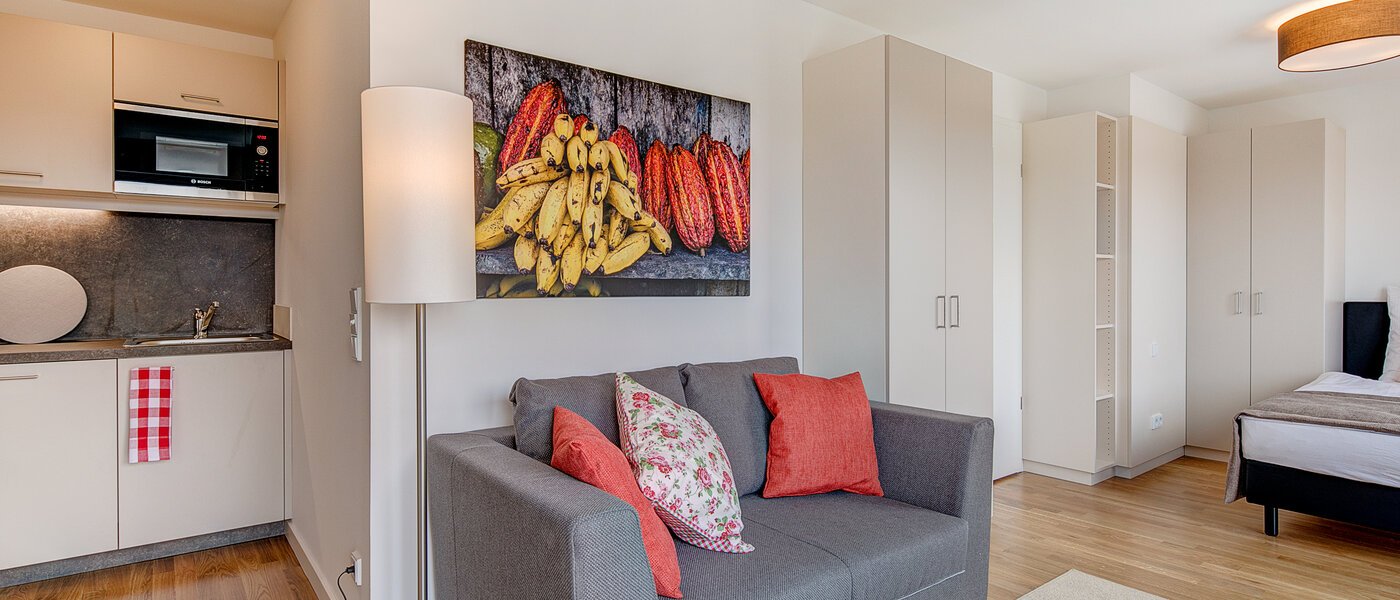 appartement München Am Hart 03 salon 10444