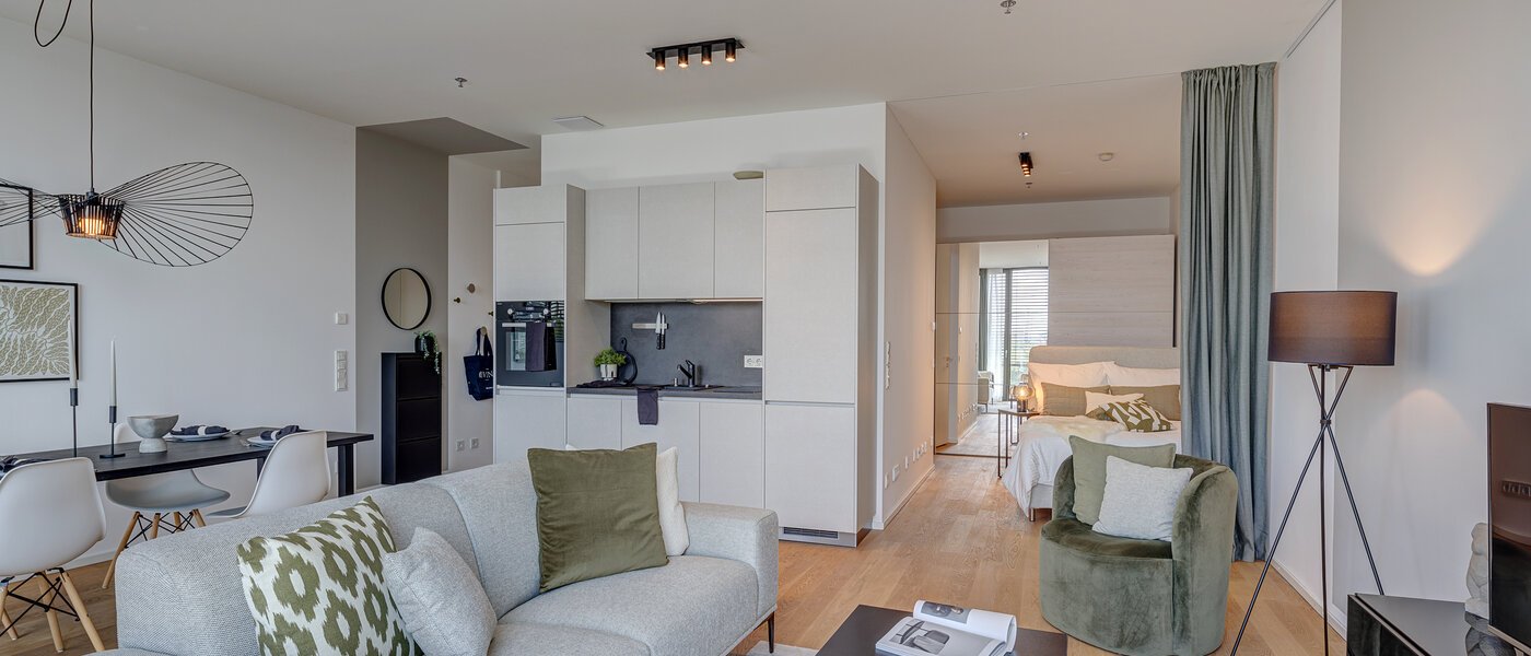 appartement München Nymphenburg 06 pièce à vivre 10455