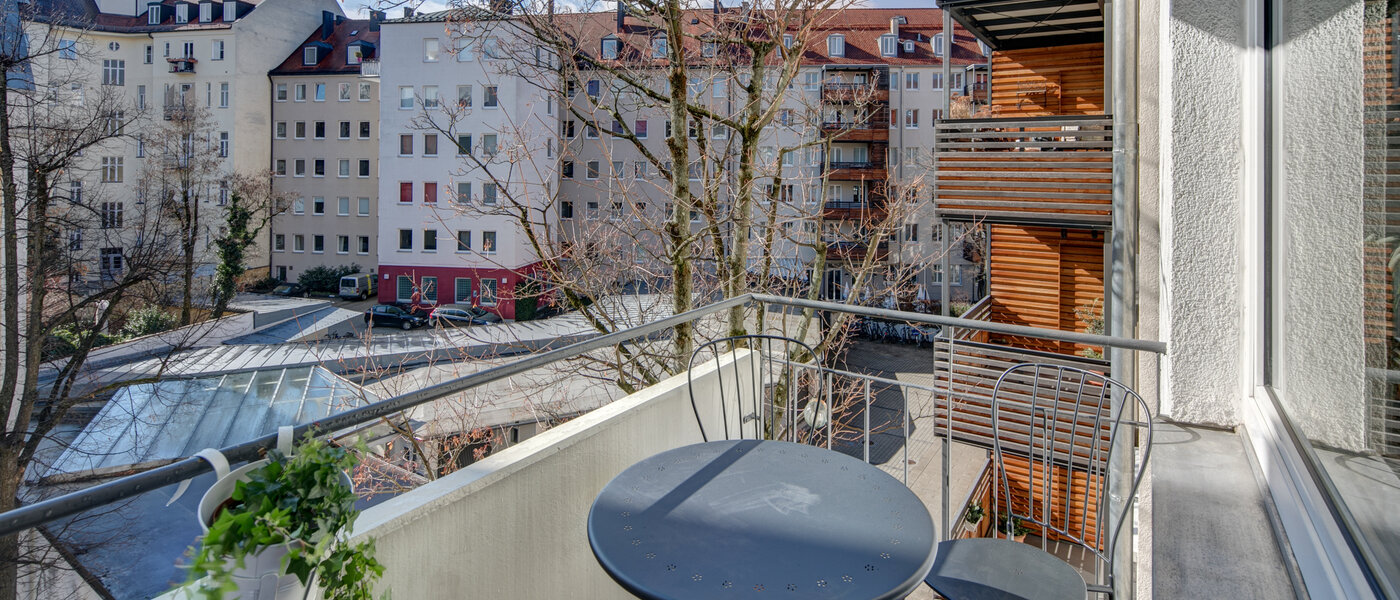 appartement München Schwabing-West (rund um den Hohenzollernplatz) 01 balcon 10458