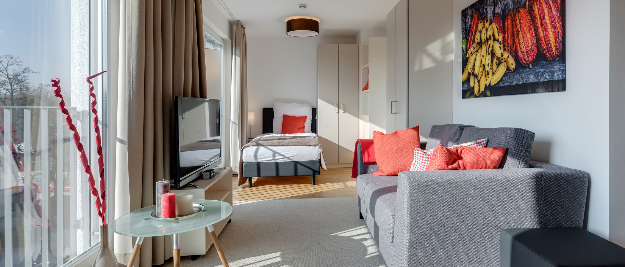 appartement München Am Hart 01 salon 10519