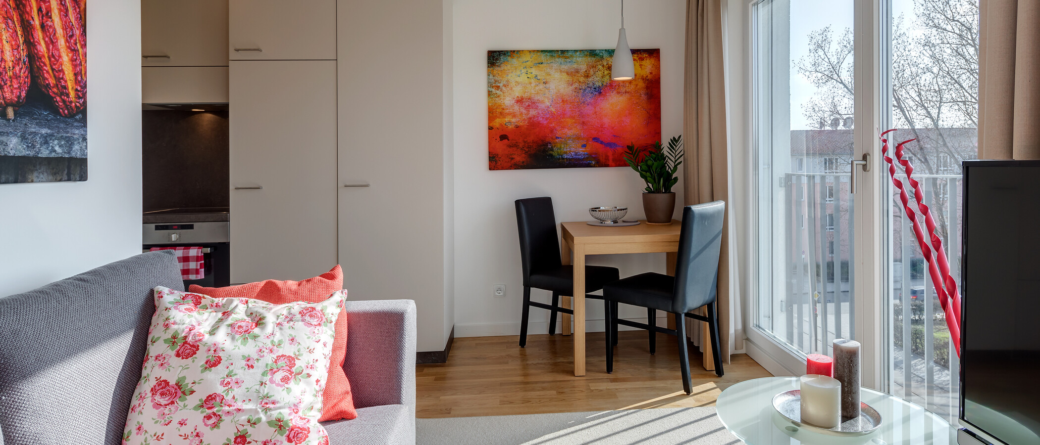 appartement München Am Hart 03 salon 10519