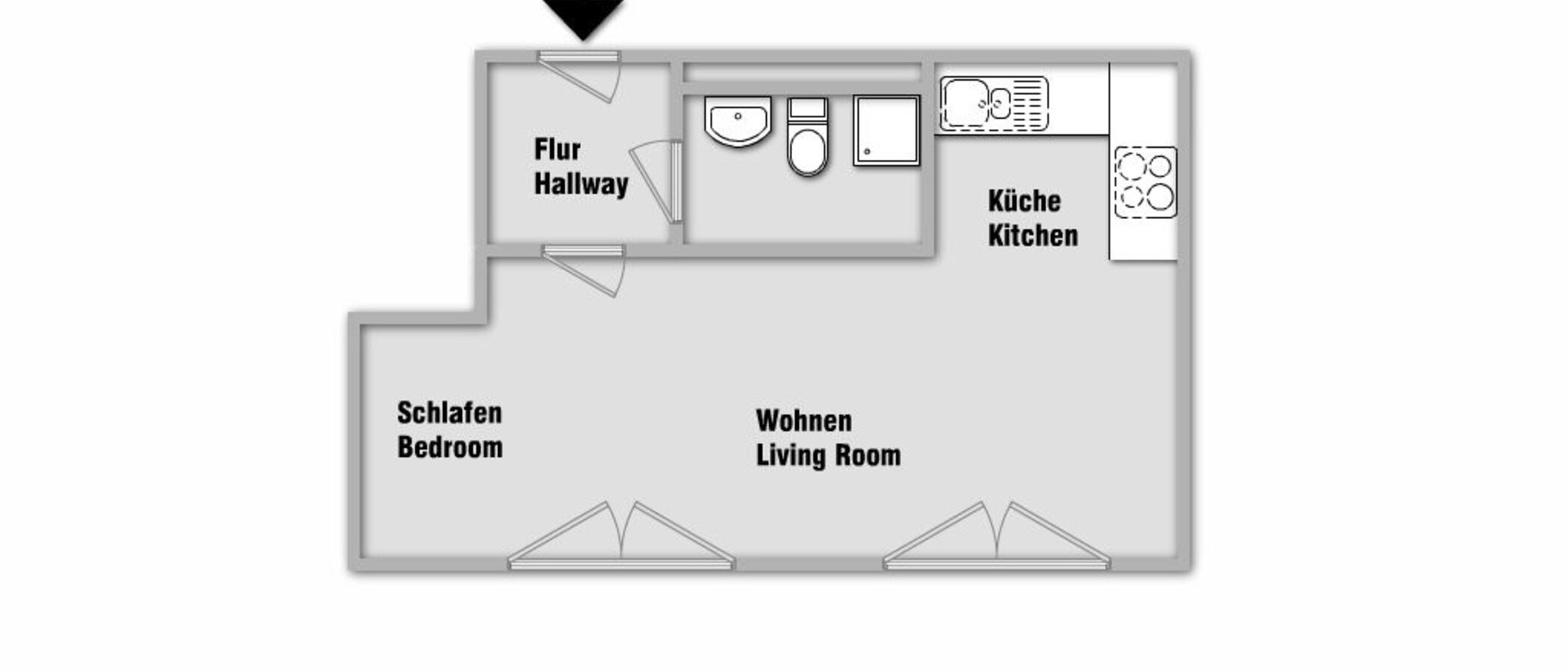 appartement München Am Hart 01 plan d'étage 10519