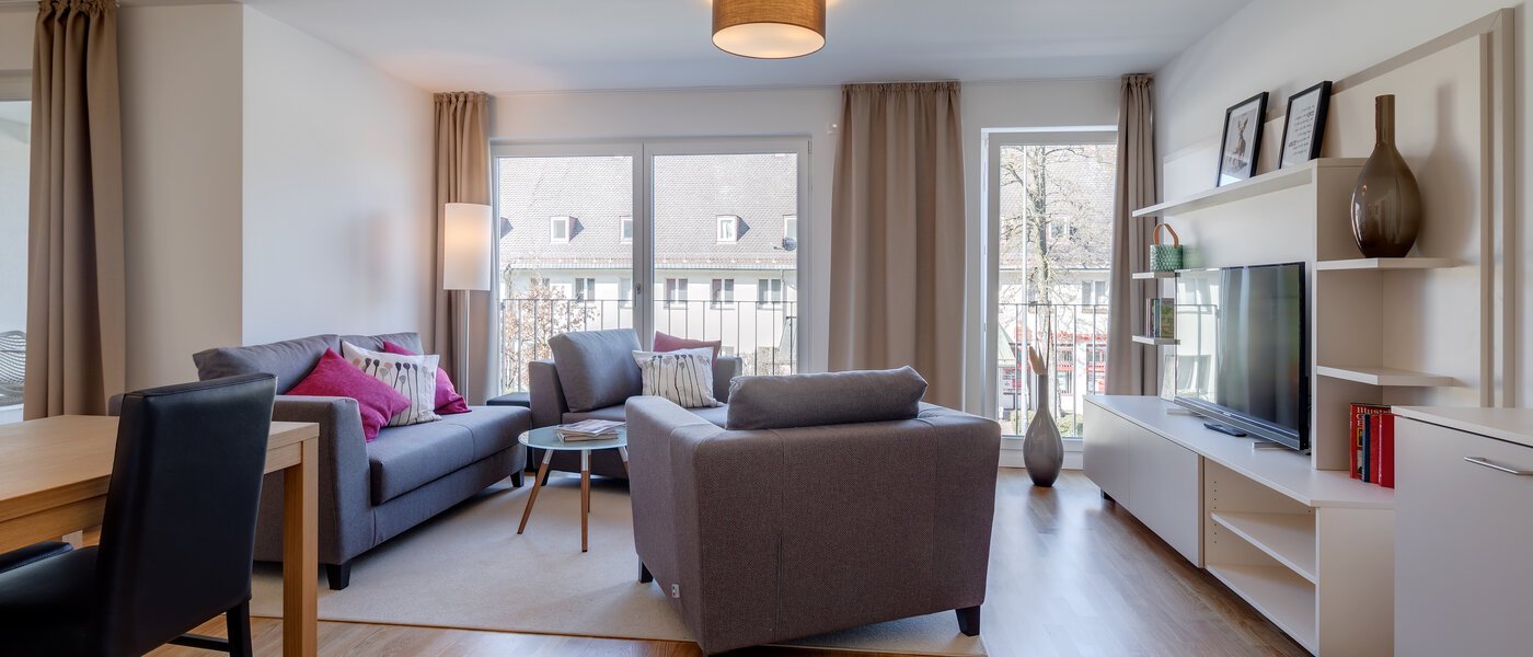 appartement München Am Hart 01 salon 10529