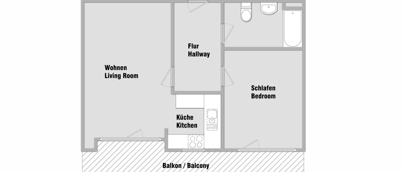 appartement München Perlach 01 plan d'étage 10541