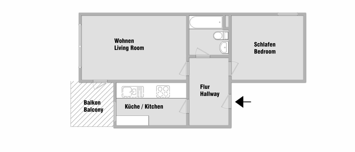 appartement München Haidhausen 01 plan d'étage 10555