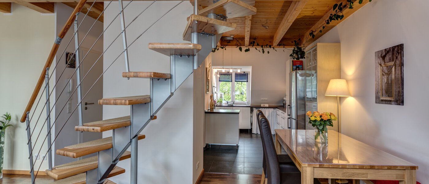 appartement sous les toits München Obersendling 04 salon 10566