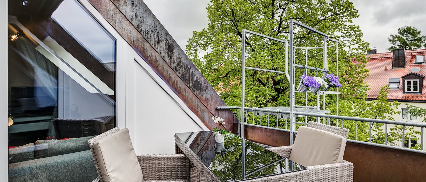 appartement sous les toits München Obersendling 01 terrasse 10566