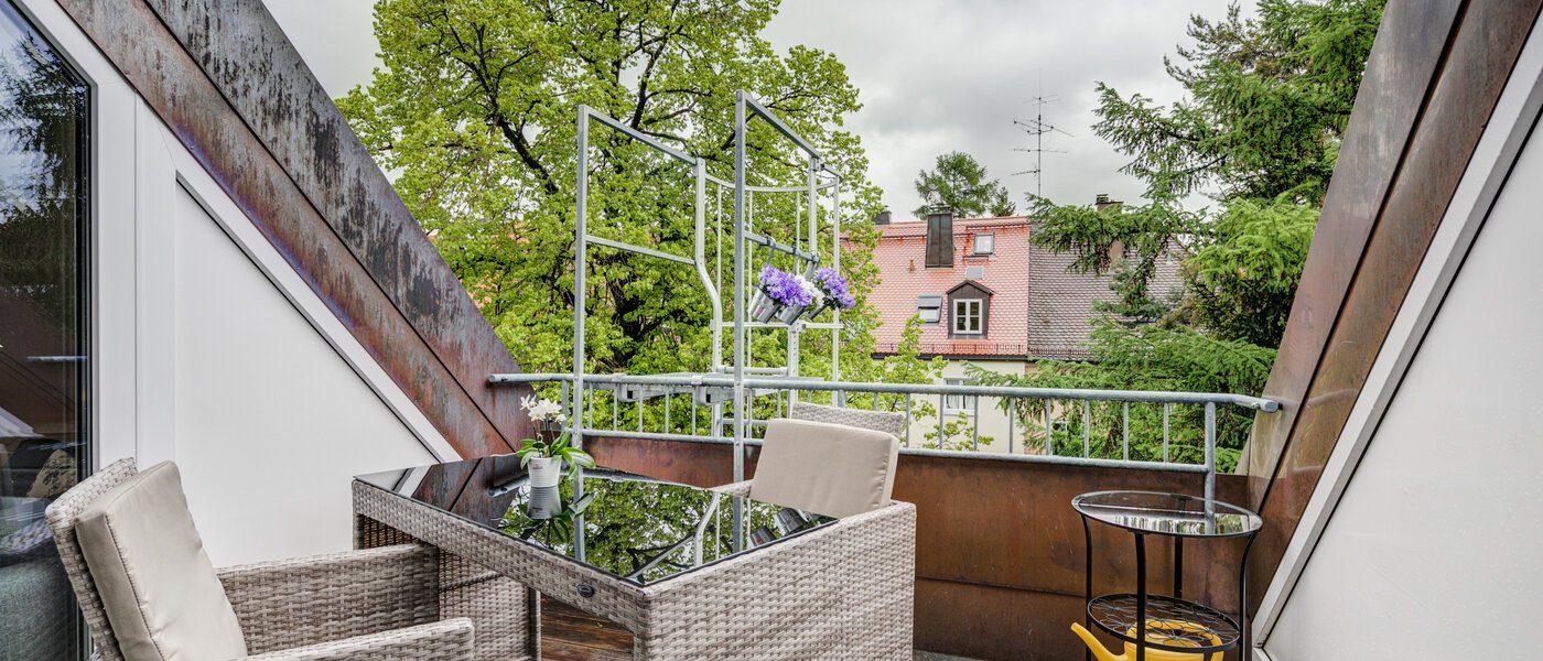 appartement sous les toits München Obersendling 02 terrasse 10566