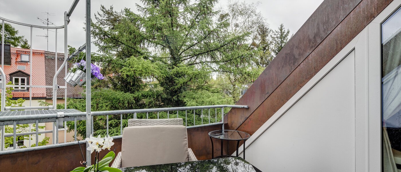appartement sous les toits München Obersendling 03 terrasse 10566