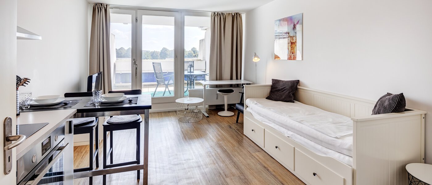 appartement München Olympiadorf 01 pièce à vivre 10579