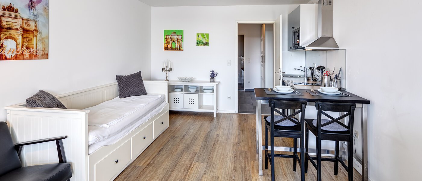 appartement München Olympiadorf 02 pièce à vivre 10579