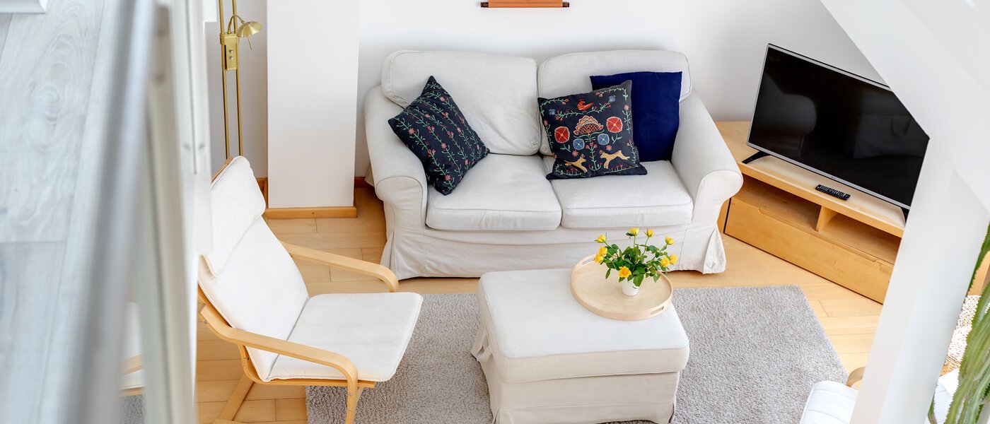 appartement style maisonnette München Sendling 07 salon 10582