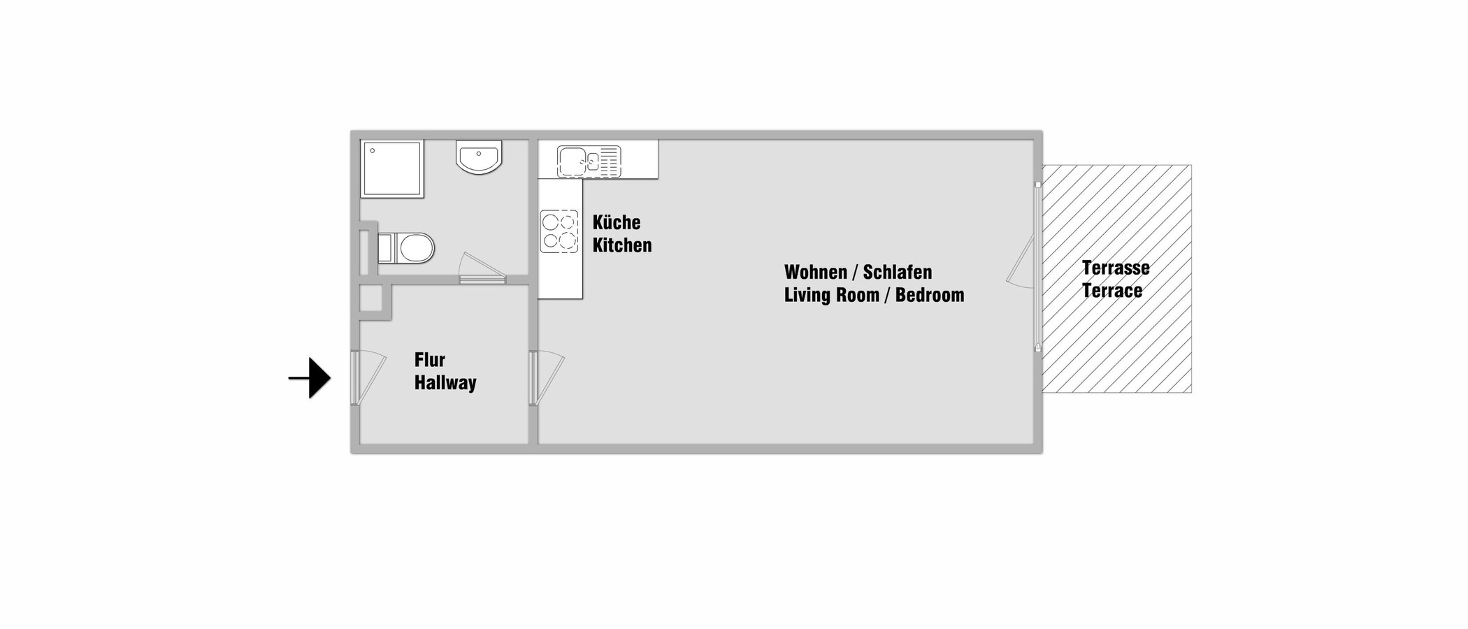 appartement München Schwabing-Georgenschwaige 01 plan d'étage 10584