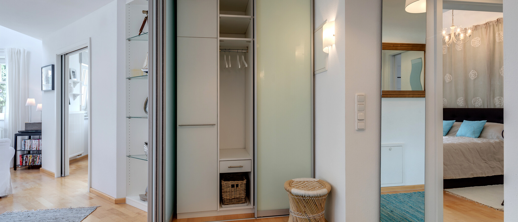 appartement style maisonnette avec mezzanine Tutzing 02 entrée/couloir 10604