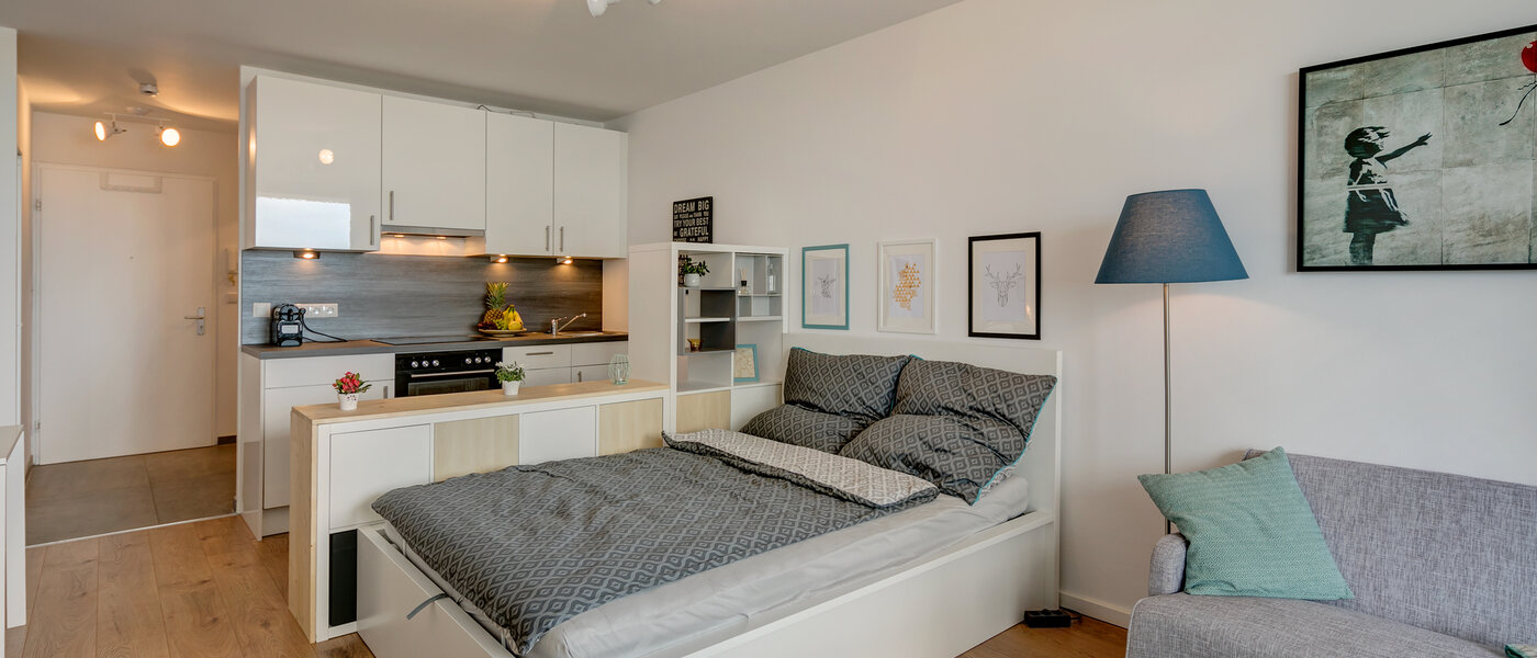 appartement München Olympiadorf 03 salon 10605