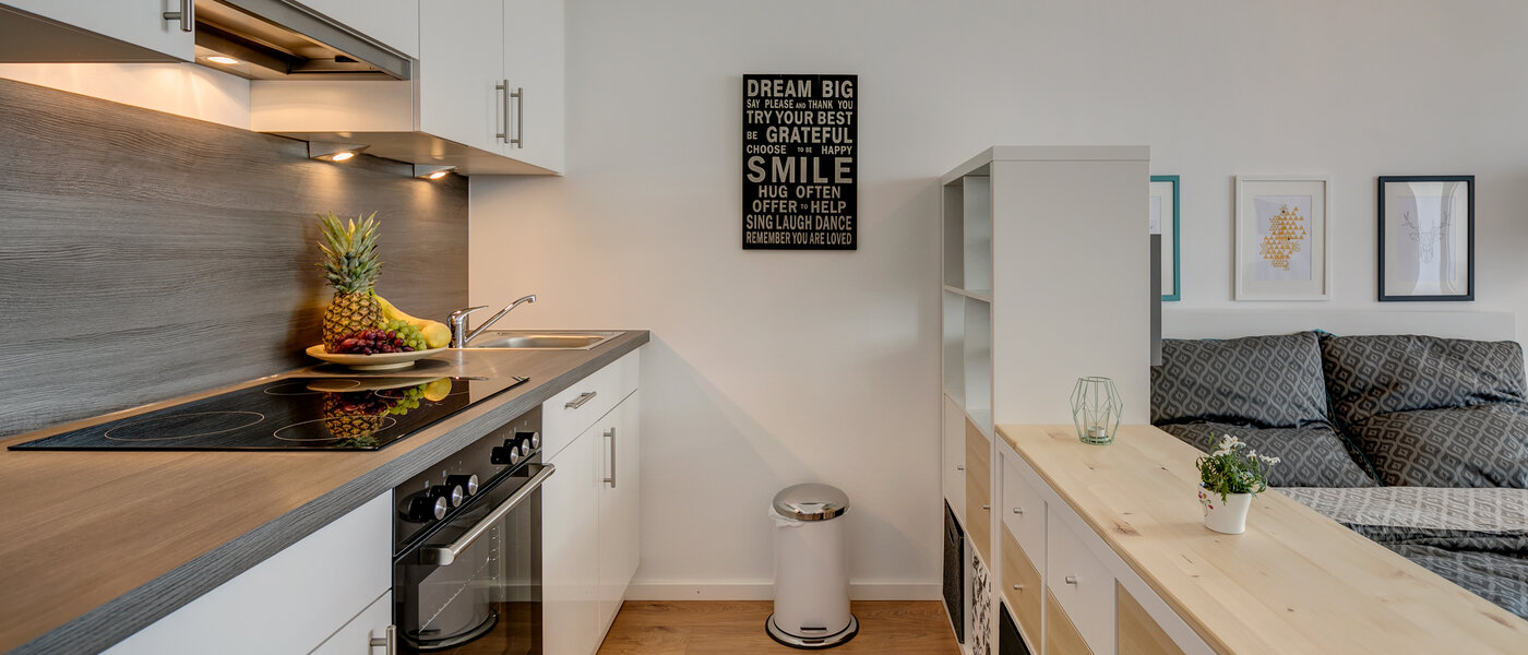 appartement München Olympiadorf 02 cuisine 10605