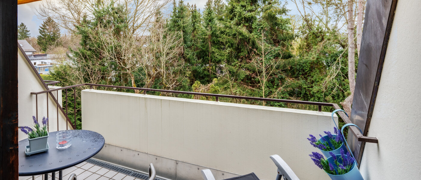appartement sous les toits München Trudering 02 balcon 10634