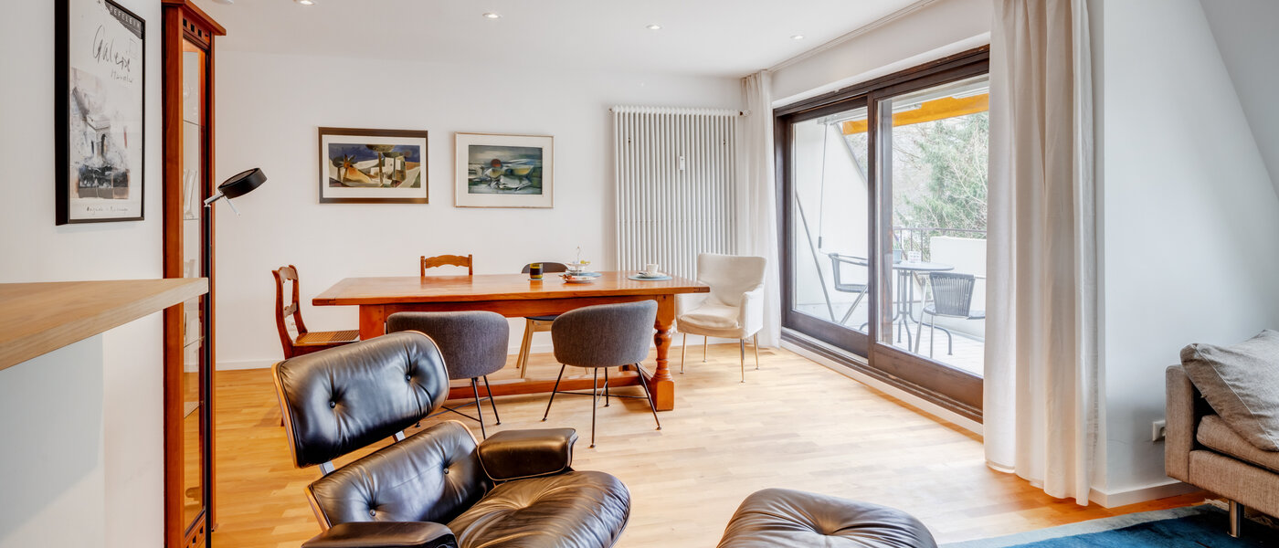 appartement sous les toits München Trudering 04 pièce à vivre 10634