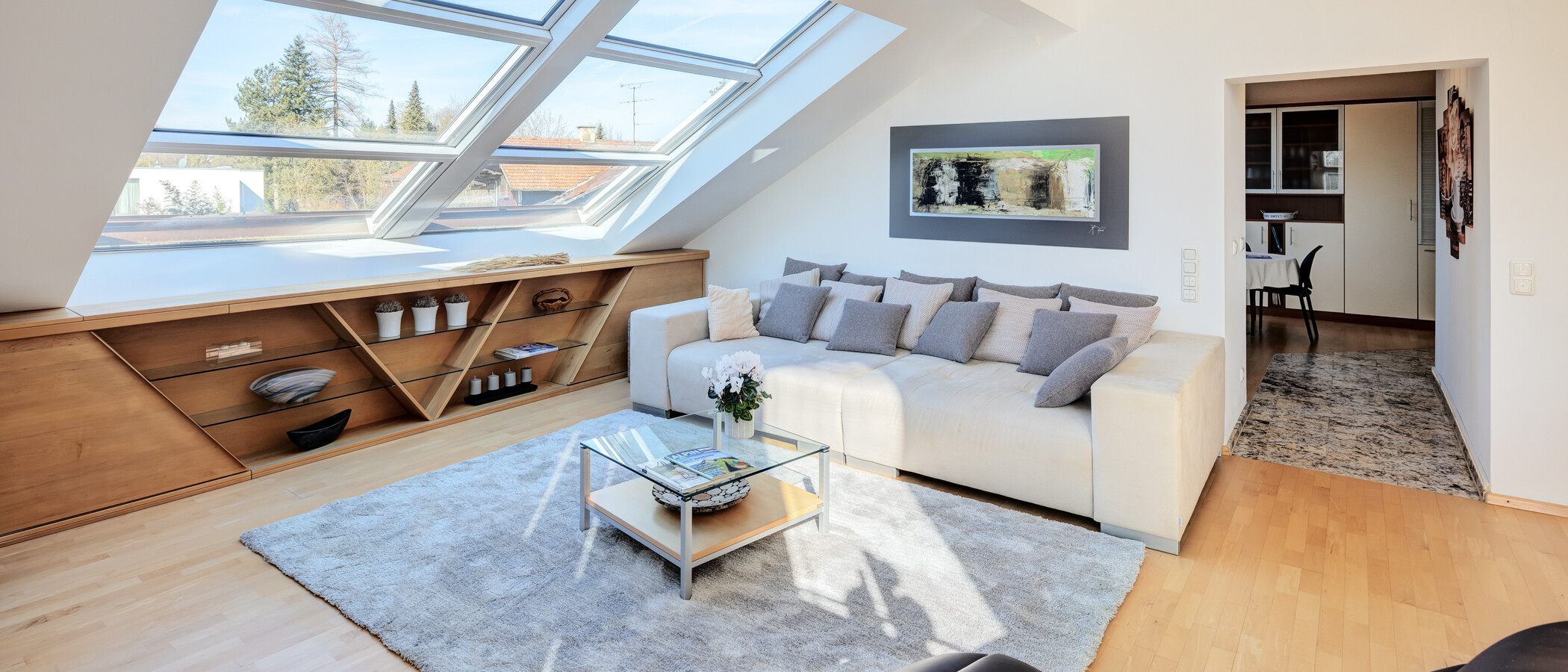 appartement sous les toits Gräfelfing 02 pièce à vivre 10636