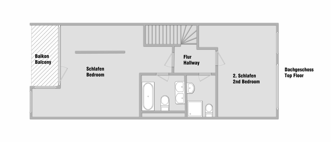 maison München Schwabing 03 plan d'étage 10644