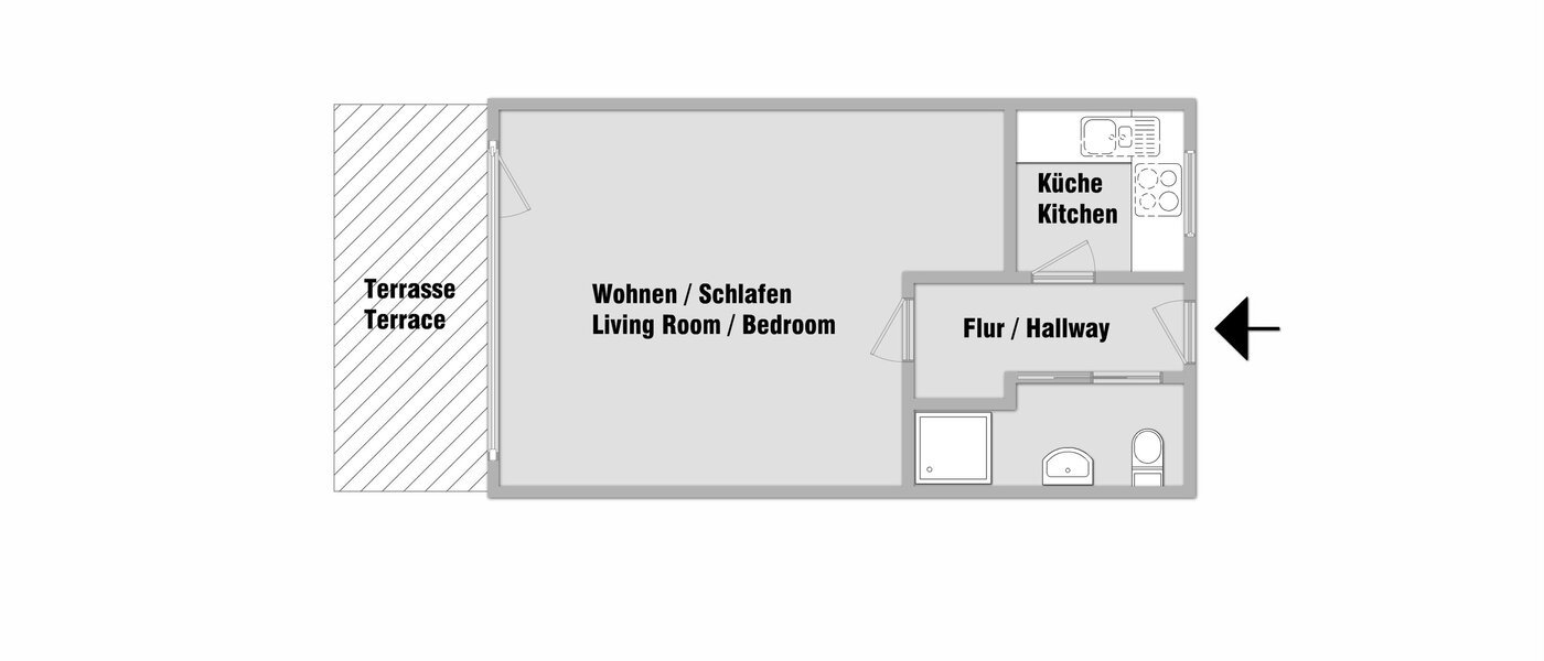 appartement München Lochhausen 01 plan d'étage 10673