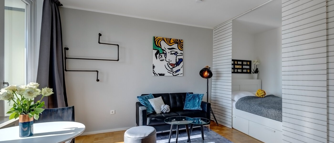 appartement München Milbertshofen 01 pièce à vivre 10709