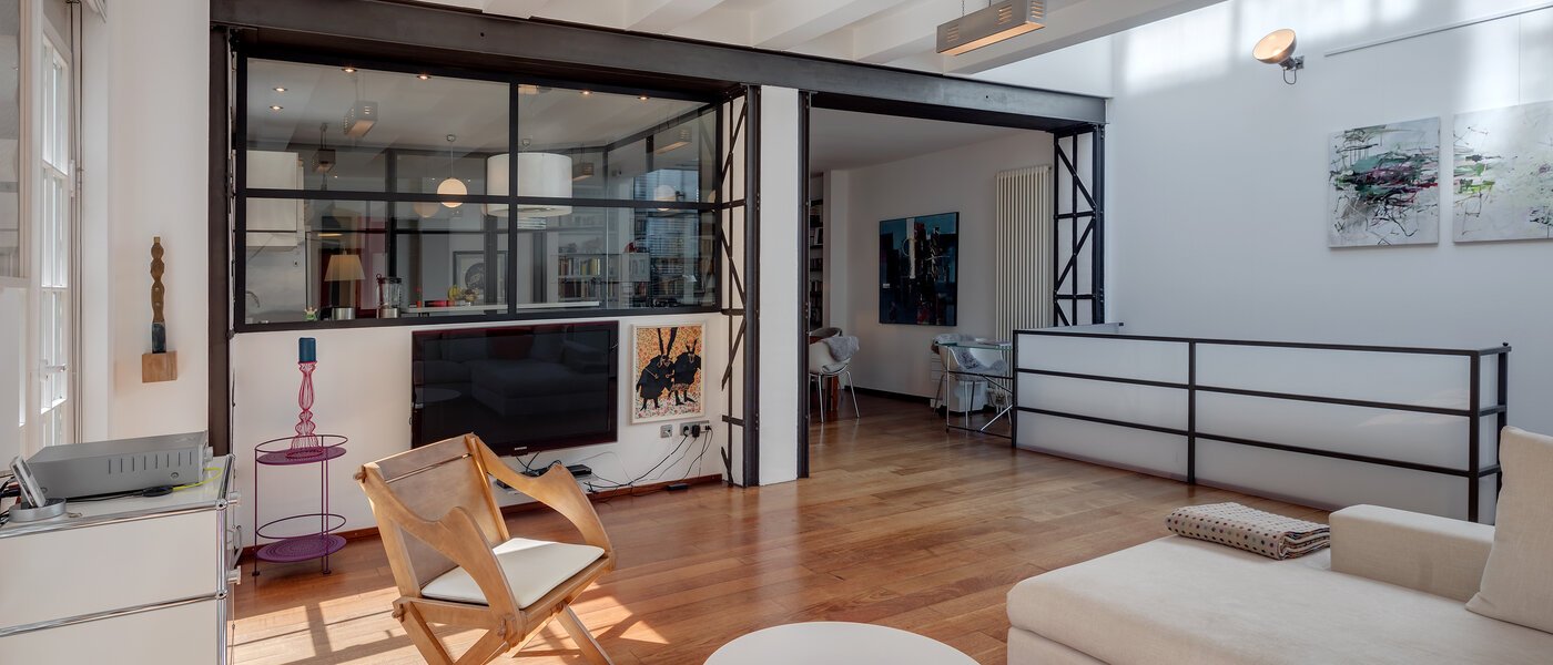 appartement style maisonnette München Isarvorstadt 03 salon 10712