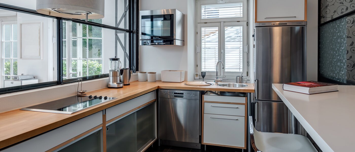 appartement style maisonnette München Isarvorstadt 03 cuisine 10712