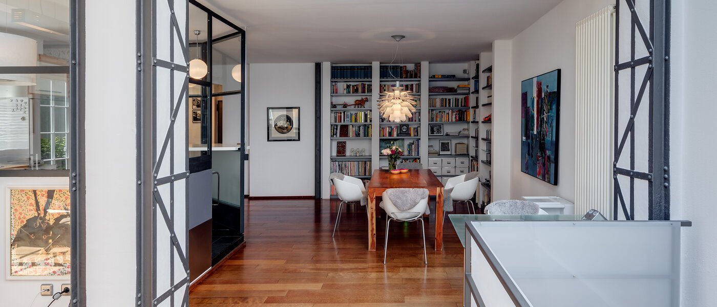 appartement style maisonnette München Isarvorstadt 03 salle à manger 10712