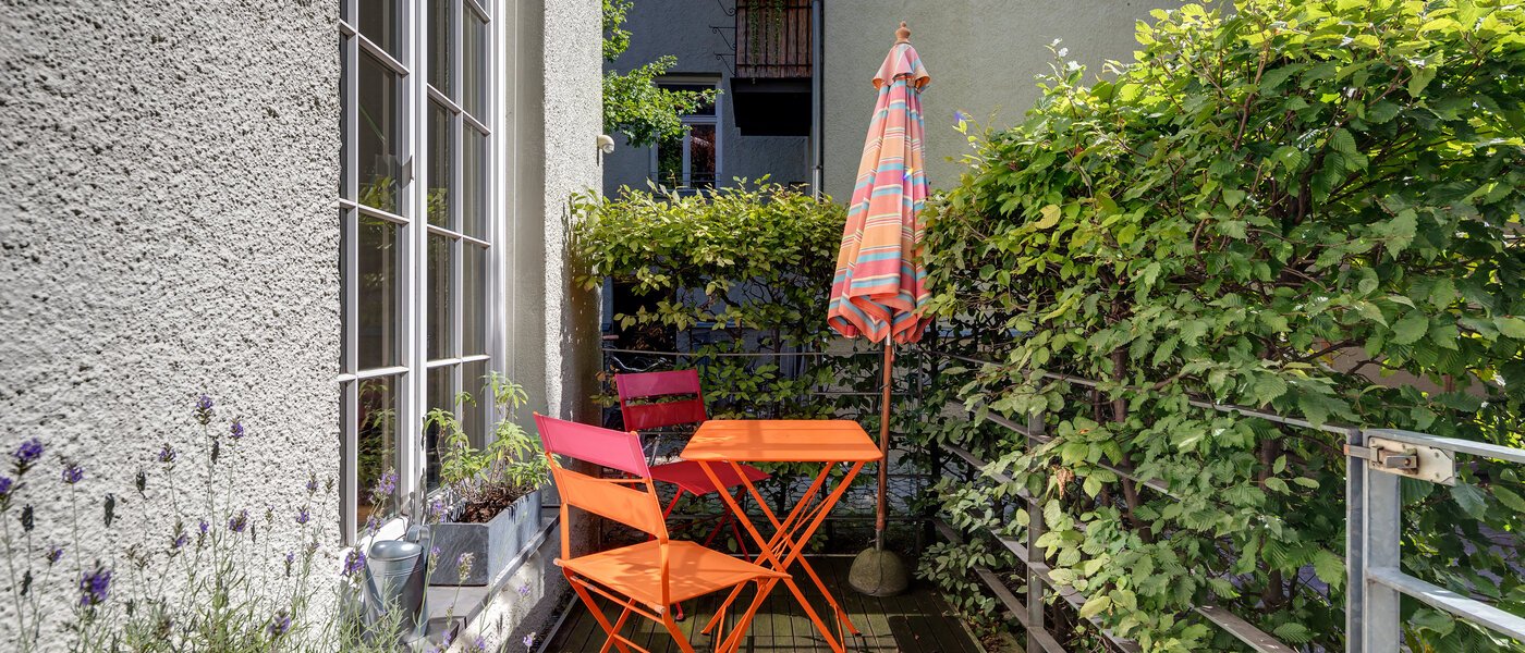 appartement style maisonnette München Isarvorstadt 02 balcon 10712