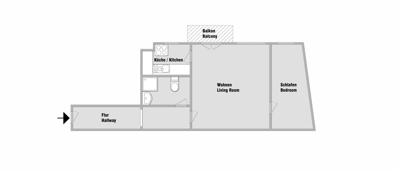 appartement München Lehel 01 plan d'étage 10748