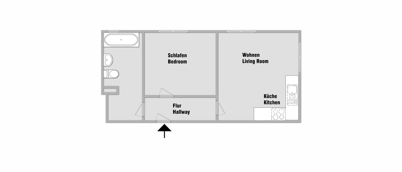 appartement München Messestadt Riem 01 plan d'étage 10763