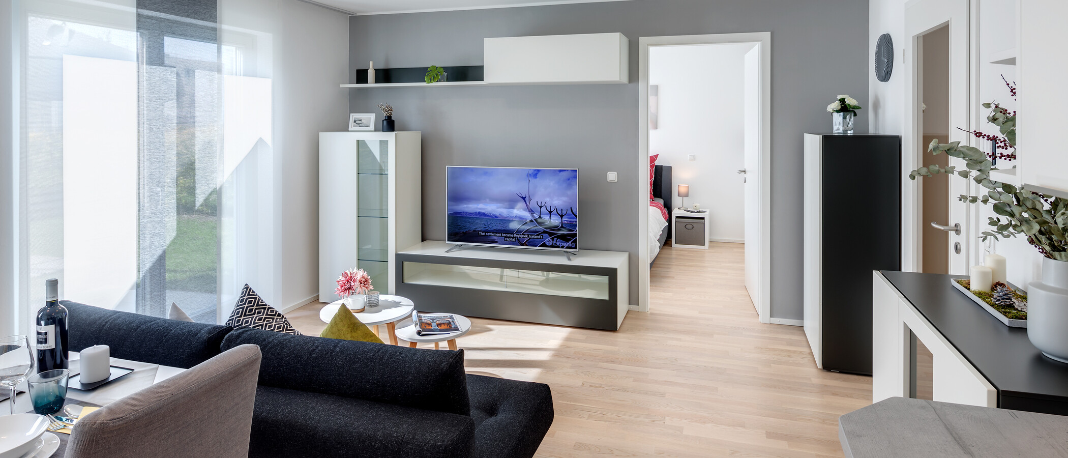 appartement München Messestadt Riem 04 salon 10766