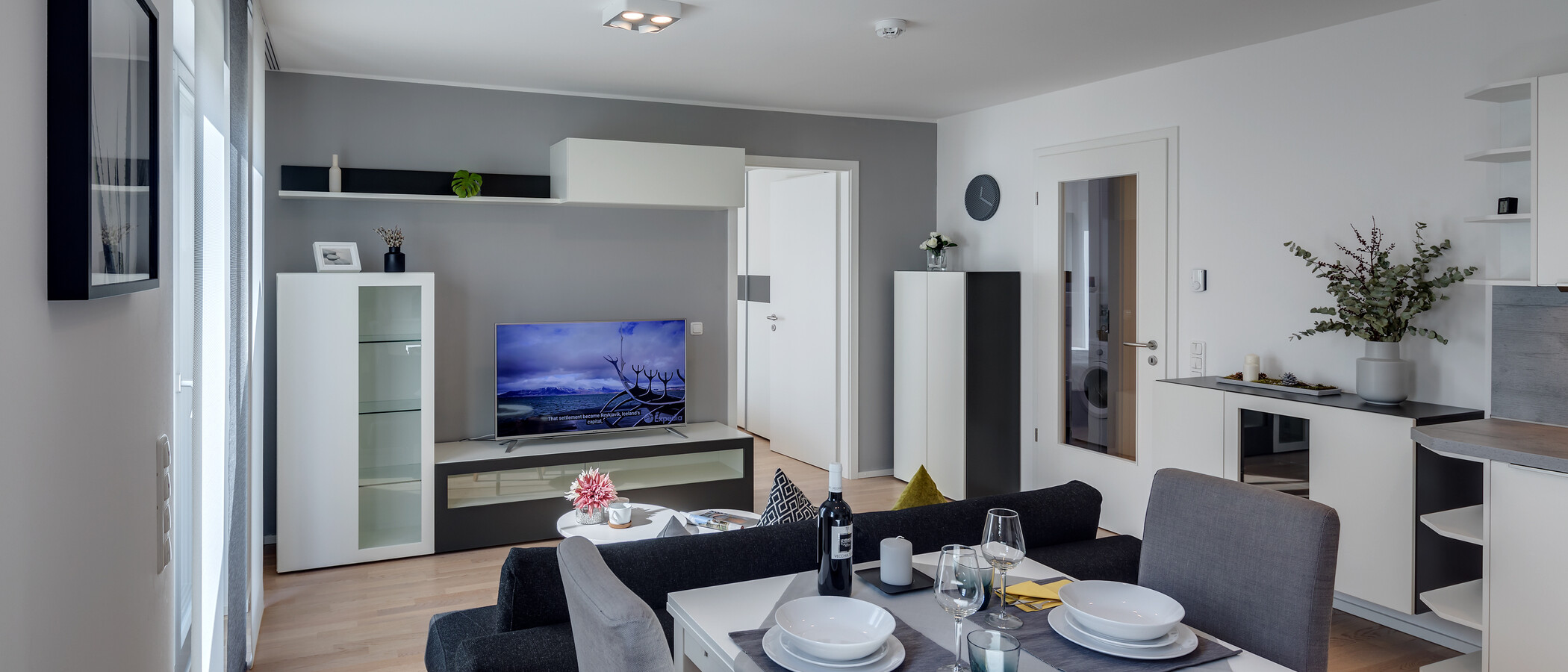 appartement München Messestadt Riem 05 salon 10766