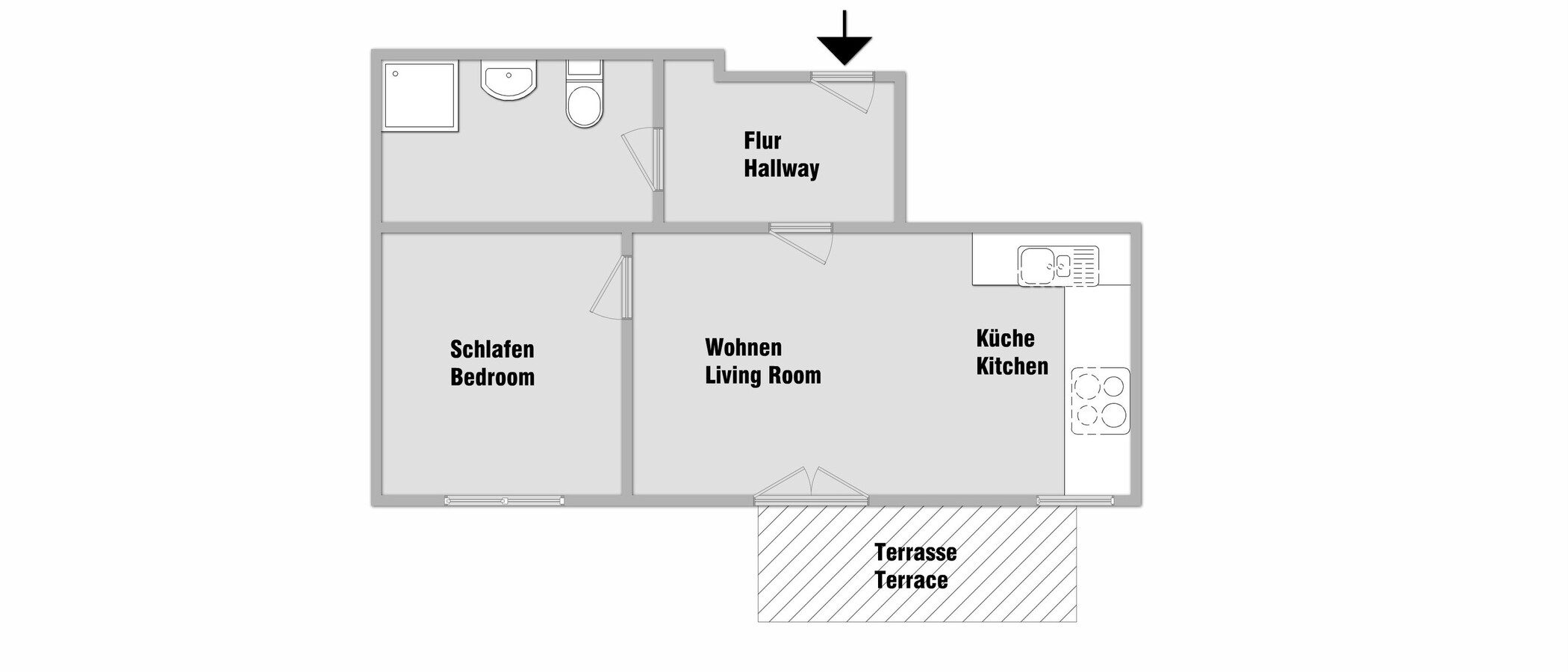 appartement München Messestadt Riem 01 plan d'étage 10766