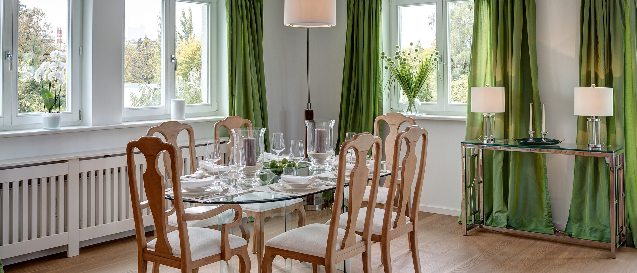 appartement avec terrasse sur le toit München Bogenhausen 03 salon 10781