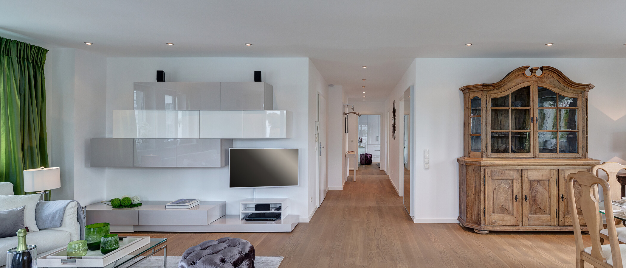 appartement avec terrasse sur le toit München Bogenhausen 05 salon 10781