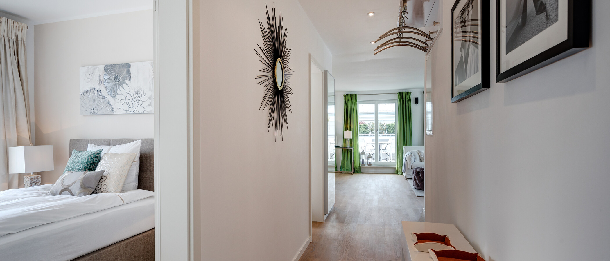 appartement avec terrasse sur le toit München Bogenhausen 01 entrée/couloir 10781