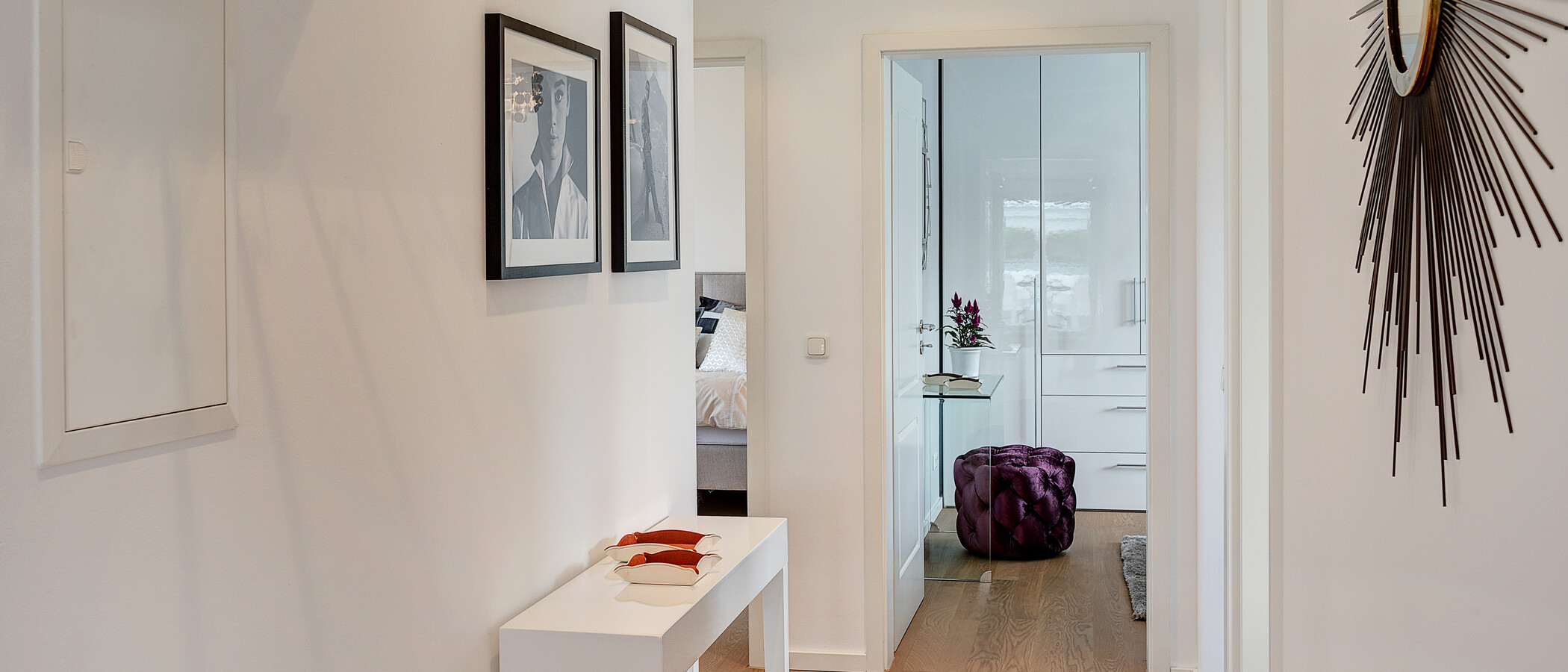 appartement avec terrasse sur le toit München Bogenhausen 03 entrée/couloir 10781