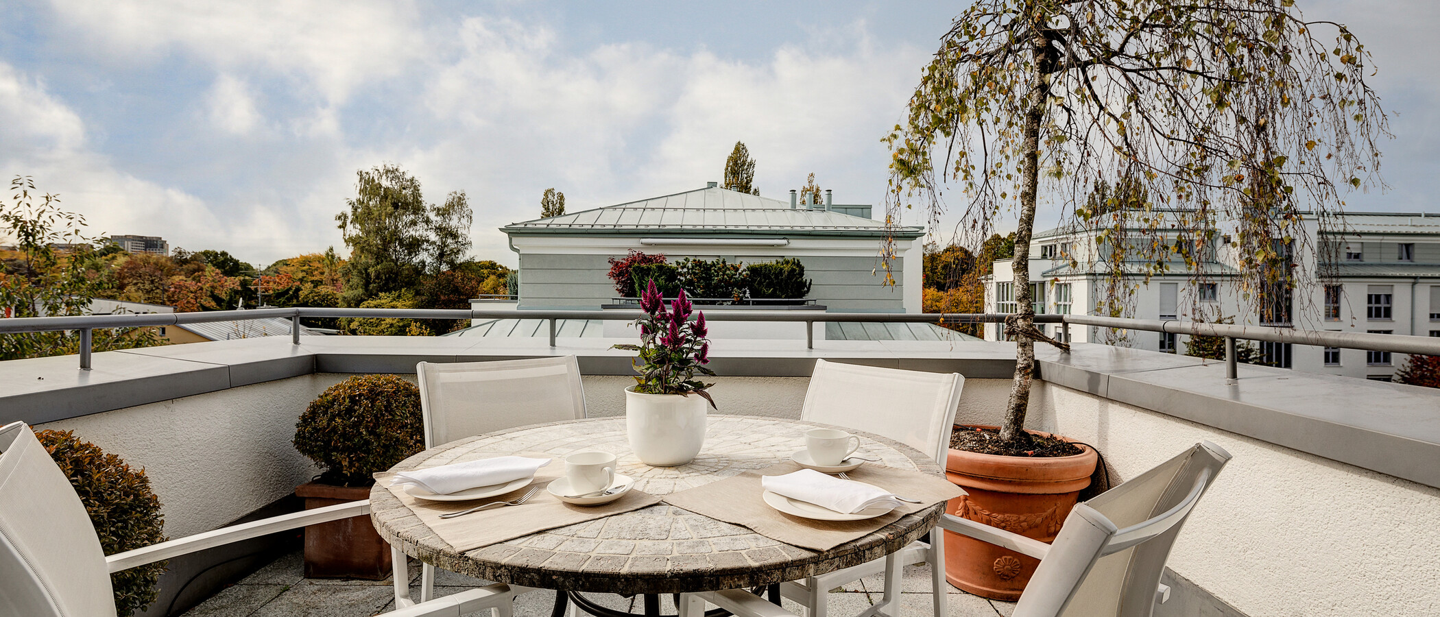 appartement avec terrasse sur le toit München Bogenhausen 01 terrasse 10781