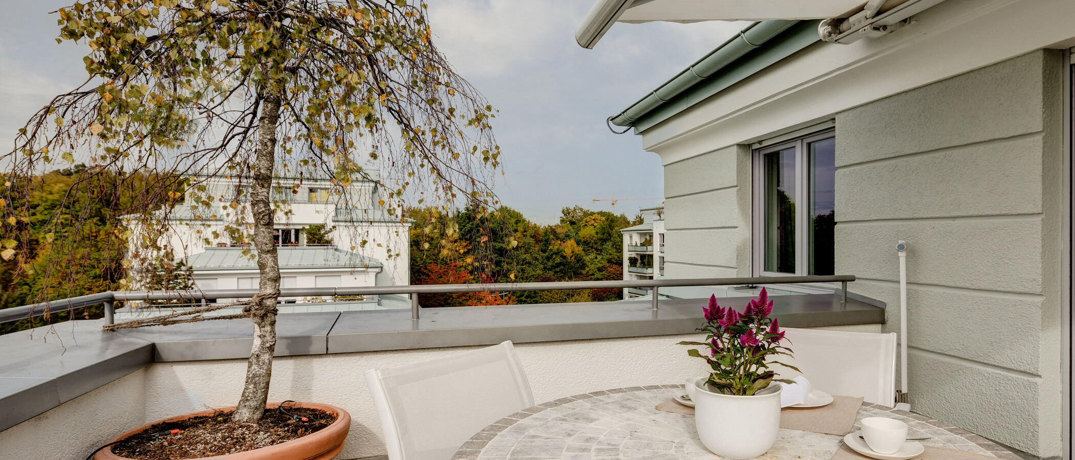 appartement avec terrasse sur le toit München Bogenhausen 02 terrasse 10781
