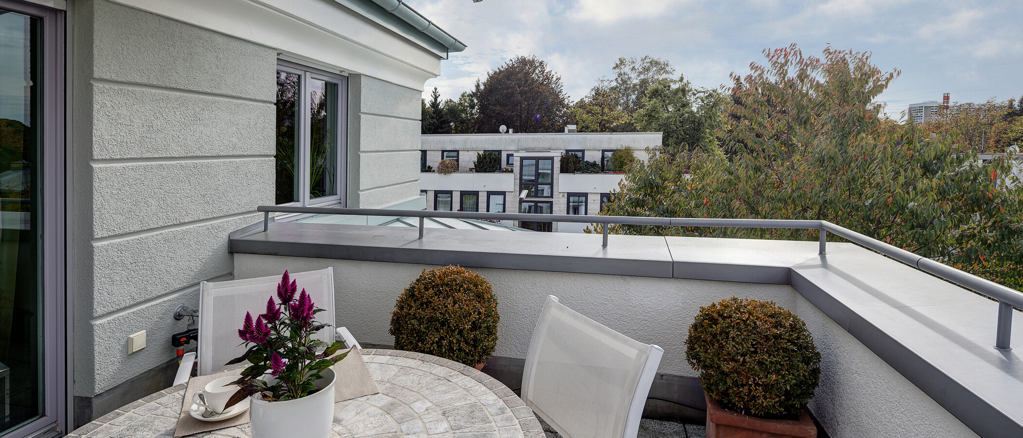 appartement avec terrasse sur le toit München Bogenhausen 04 terrasse 10781