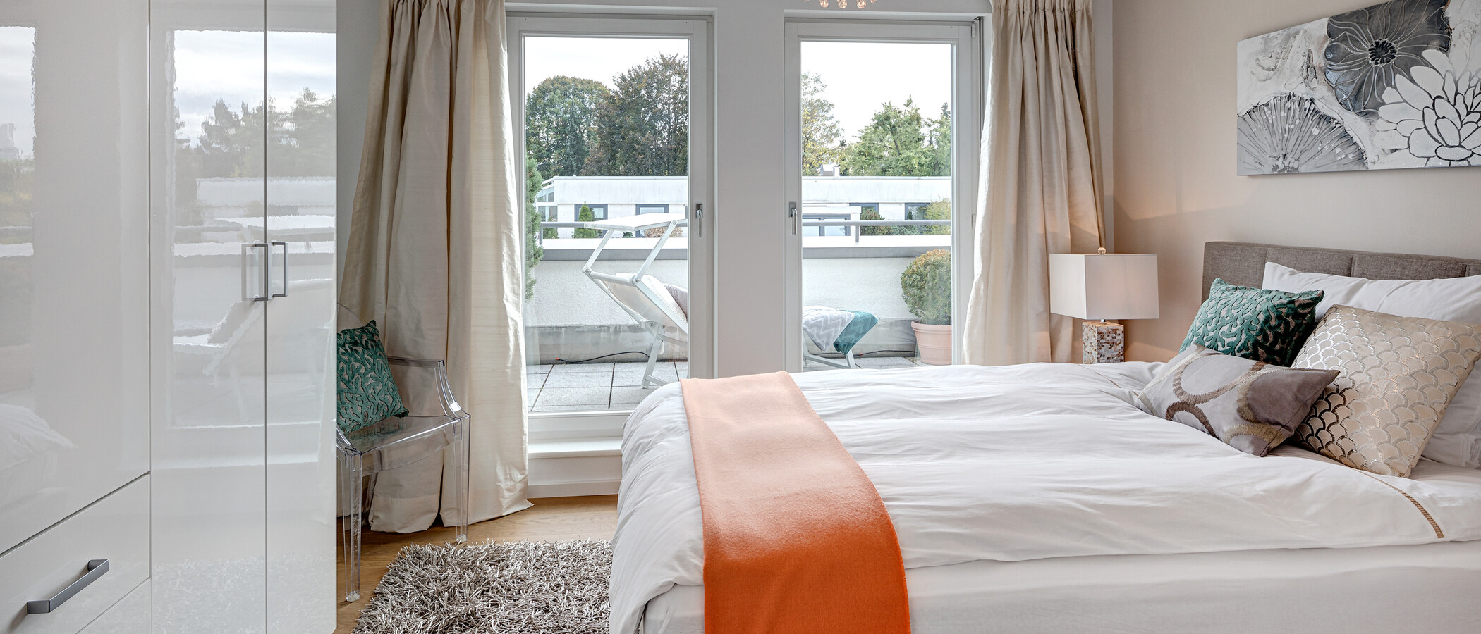 appartement avec terrasse sur le toit München Bogenhausen 02 2ème ch. à coucher 10781