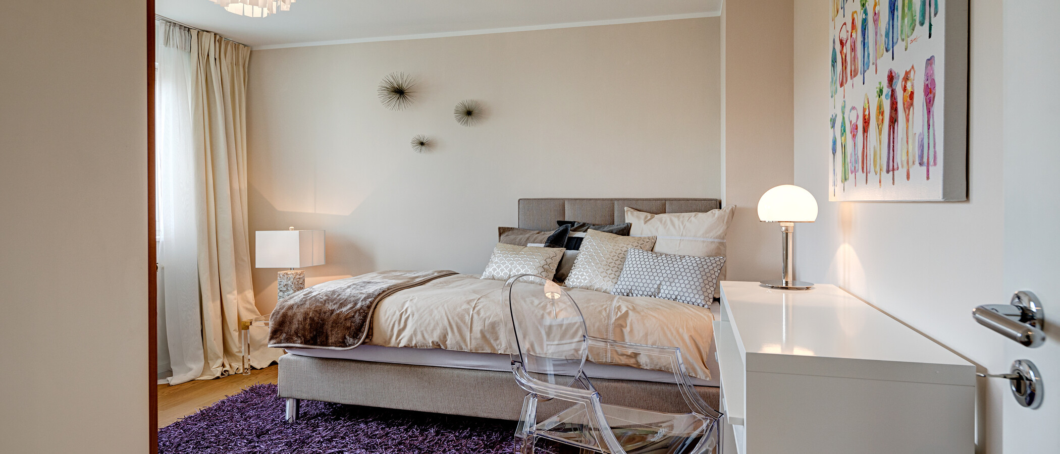 appartement avec terrasse sur le toit München Bogenhausen 03 3ème ch. à coucher 10781