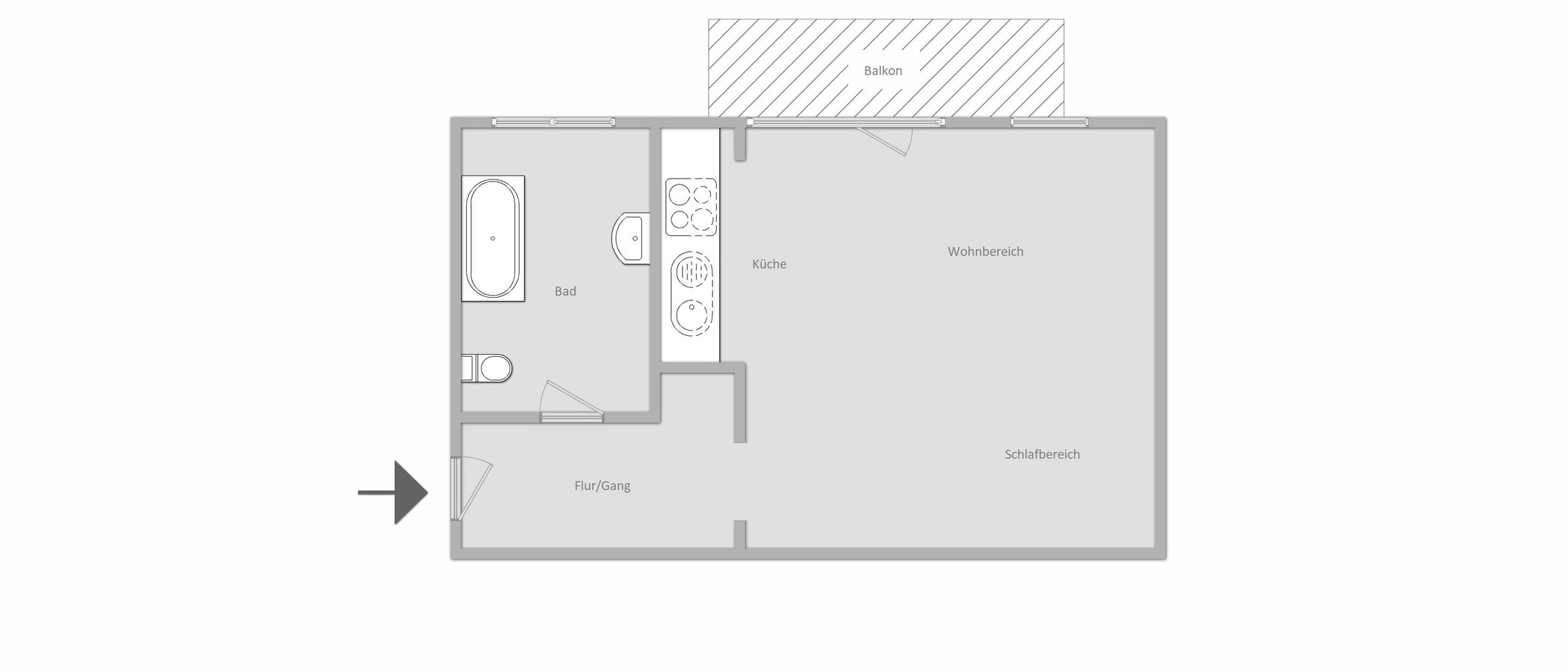 appartement München Schwanthalerhöhe 01 plan d'étage 10788