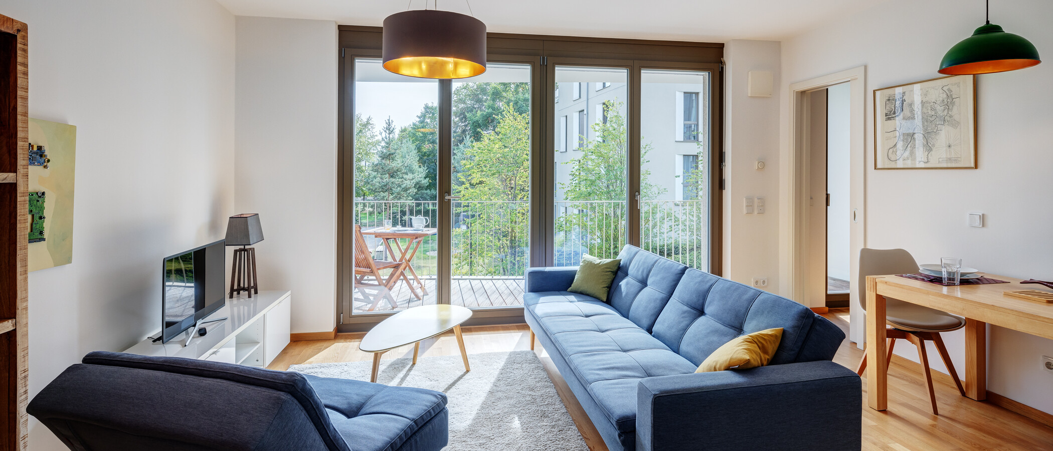appartement München Schwabing - Domagkpark 01 pièce à vivre 10791