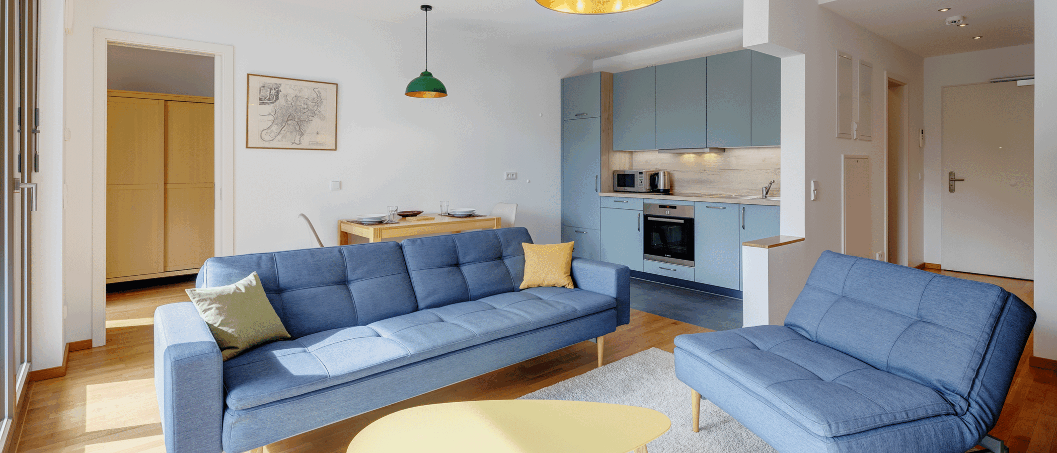 appartement München Schwabing - Domagkpark 02 pièce à vivre 10791