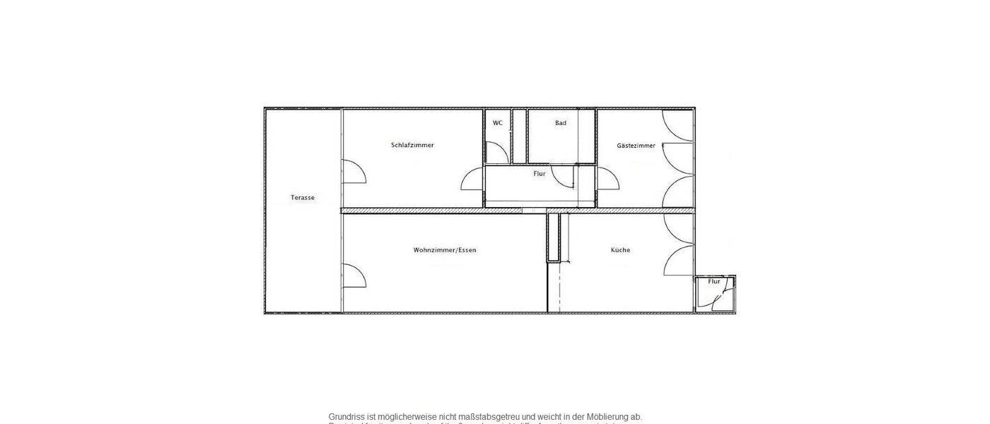 appartement München Olympiadorf 01 plan d'étage 10807