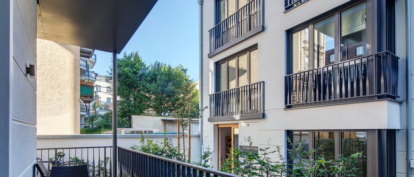 appartement München Maxvorstadt - Rund um den Josephplatz 01 balcon 10863