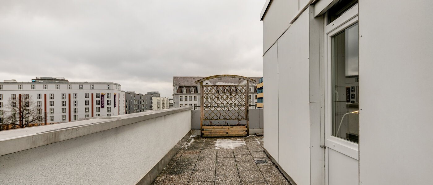 appartement München Neuhausen 02 terrasse sur le toit 10865